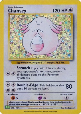 Chansey, Trading Card Game Classic