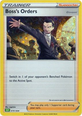 Boss's Orders (CLV), Trading Card Game Classic
