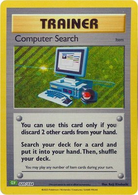 Computer Search (CLV), Trading Card Game Classic