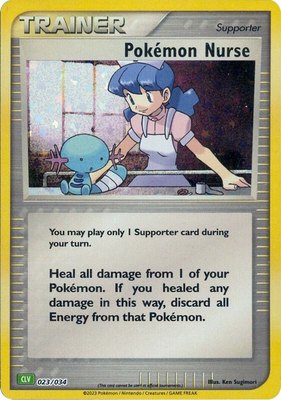 Pokemon Nurse, Trading Card Game Classic