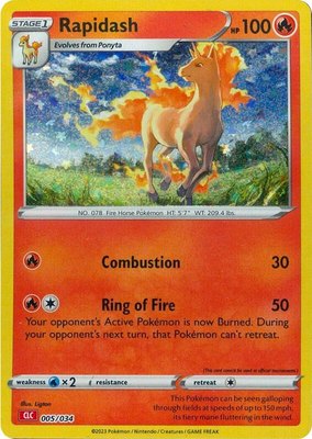 Rapidash, Trading Card Game Classic