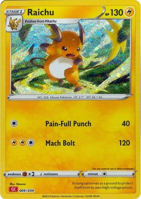 Raichu, Trading Card Game Classic