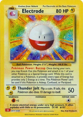 Electrode, Trading Card Game Classic