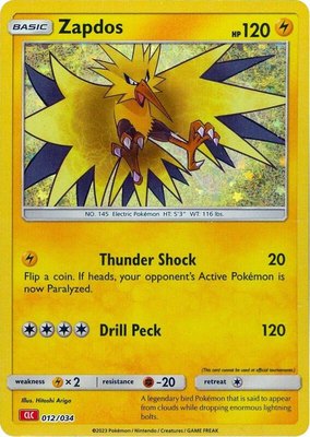 Zapdos, Trading Card Game Classic