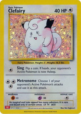 Clefairy, Trading Card Game Classic