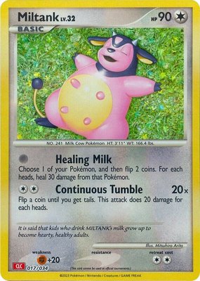 Miltank, Trading Card Game Classic