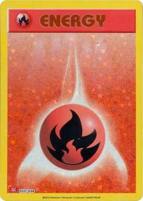 Basic Fire Energy, Trading Card Game Classic