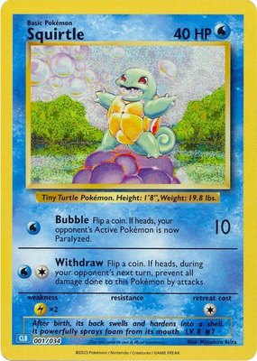 Squirtle, Trading Card Game Classic