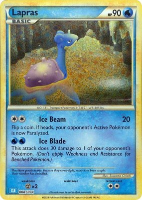 Lapras, Trading Card Game Classic