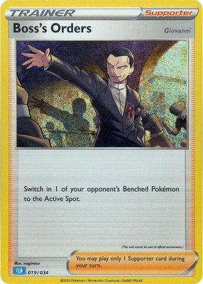Boss's Orders (CLB), Trading Card Game Classic