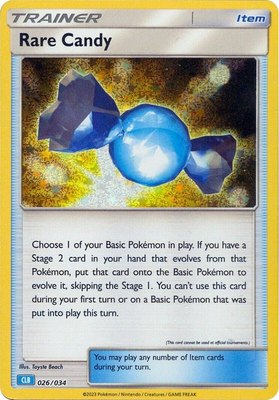 Rare Candy (CLB), Trading Card Game Classic