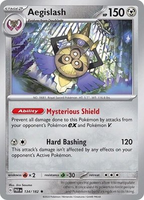 Aegislash (Non-Holo), Deck Exclusives