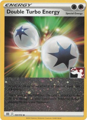 Double Turbo Energy (Cosmos Holo), Prize Pack Series Cards