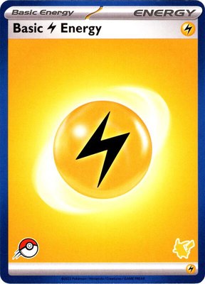 Basic Lightning Energy (Blue Border), My First Battle