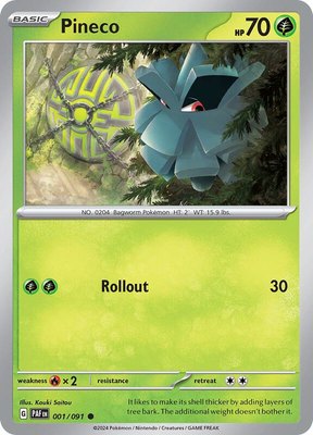 Pineco, Paldean Fates