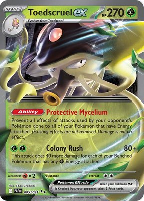 Toedscruel ex, Paldean Fates
