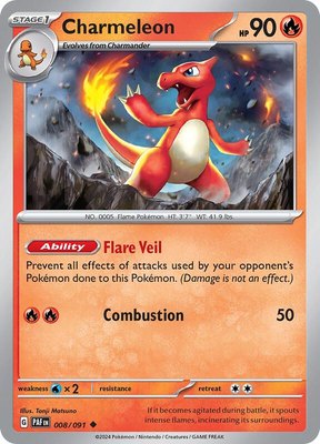 Charmeleon, Paldean Fates