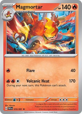 Magmortar, Paldean Fates