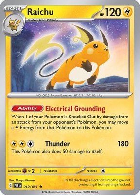 Raichu, Paldean Fates