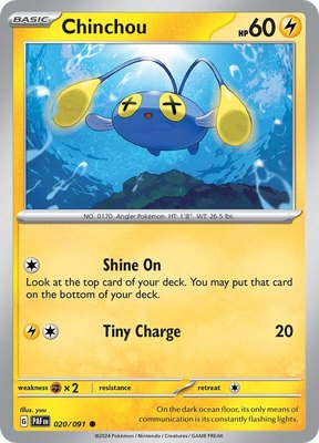 Chinchou, Paldean Fates