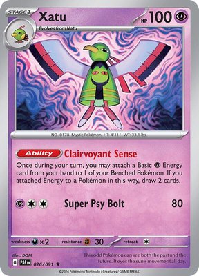Xatu, Paldean Fates