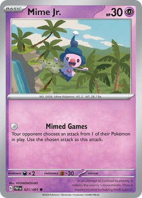 Mime Jr., Paldean Fates