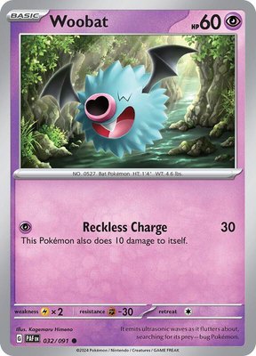 Woobat, Paldean Fates