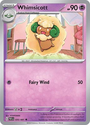 Whimsicott, Paldean Fates