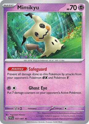 Mimikyu, Paldean Fates