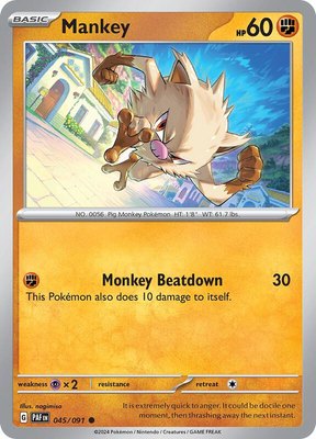 Mankey, Paldean Fates