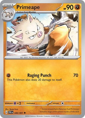 Primeape, Paldean Fates
