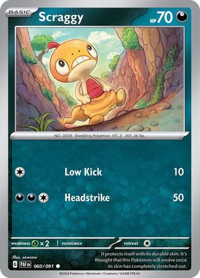 Scraggy, Paldean Fates
