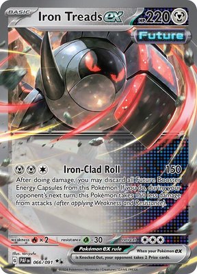 Iron Treads ex, Paldean Fates