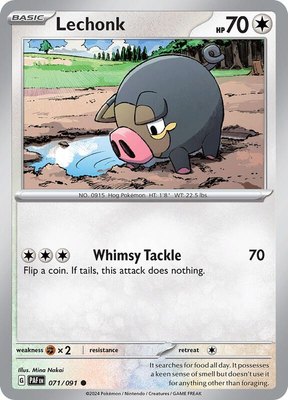 Lechonk, Paldean Fates
