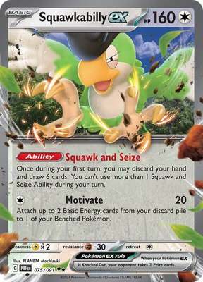 Squawkabilly ex, Paldean Fates