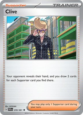 Clive, Paldean Fates