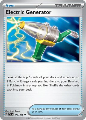 Electric Generator, Paldean Fates