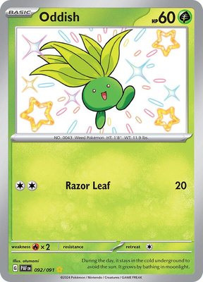 Oddish, Paldean Fates