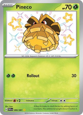 Pineco, Paldean Fates