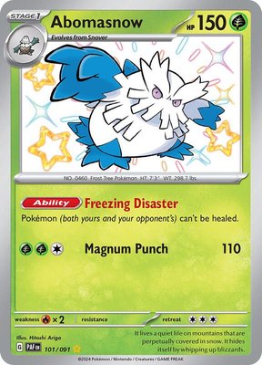 Abomasnow, Paldean Fates