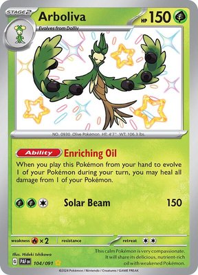 Arboliva, Paldean Fates