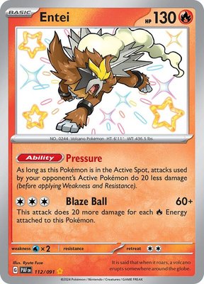 Entei, Paldean Fates