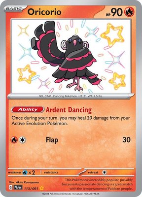 Oricorio, Paldean Fates