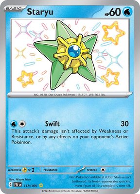 Staryu, Paldean Fates