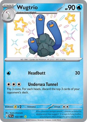 Wugtrio, Paldean Fates