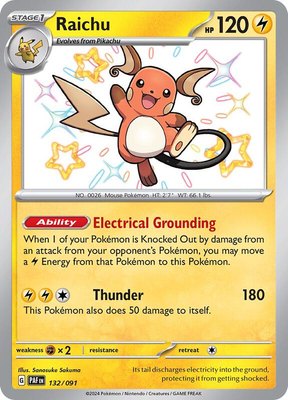 Raichu, Paldean Fates