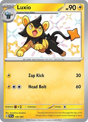 Luxio, Paldean Fates