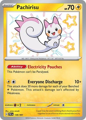Pachirisu, Paldean Fates