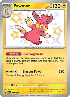 Pawmot, Paldean Fates