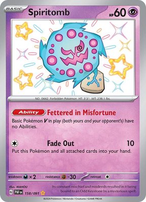 Spiritomb, Paldean Fates